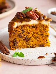 Carrot cake vegan à la crème de noix de cajou