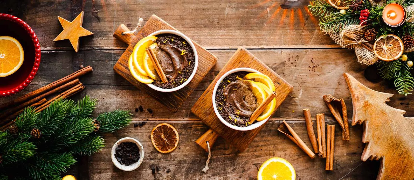 Mousse au chocolat à l’espresso et à l’orange