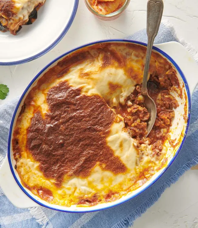 Moussaka de kimchi