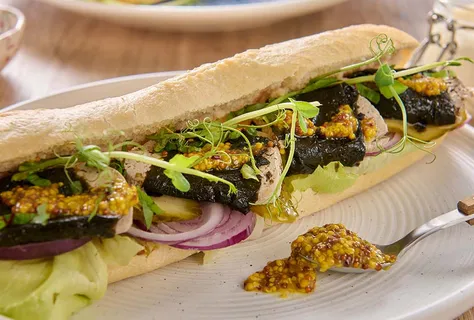 Sandwich suèdois au tofu façon hareng