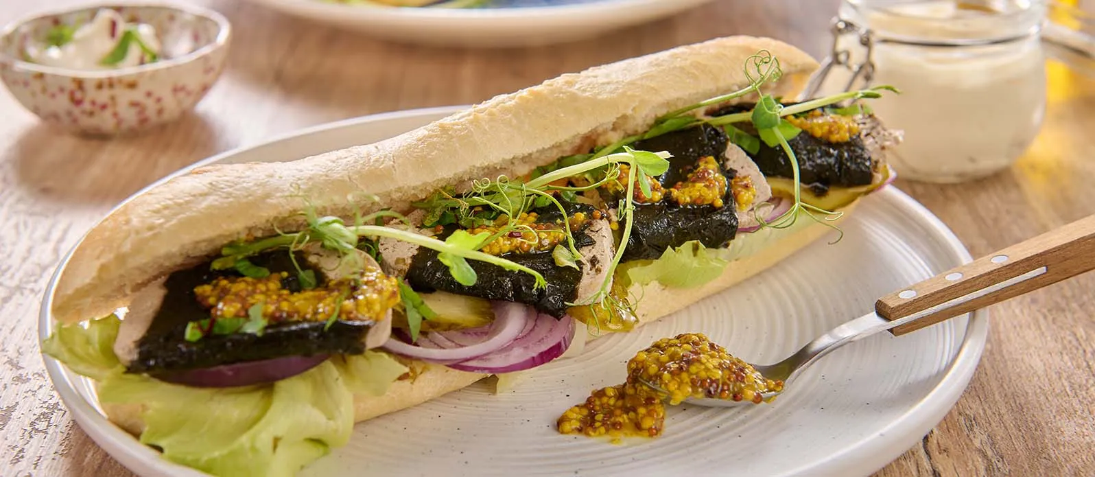 Sandwich suèdois au tofu façon hareng