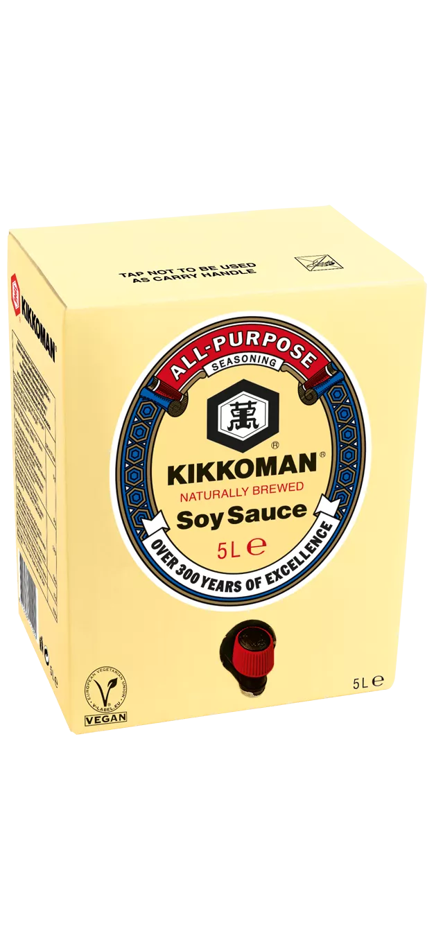 Sauce soja fermentation naturelle Kikkoman Carton de 5 L