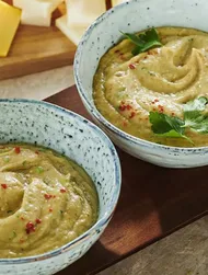 Dip sauce soja aubergine à l’ail