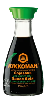 Sauce soja à teneur en sel réduite fermentation naturelle Kikkoman