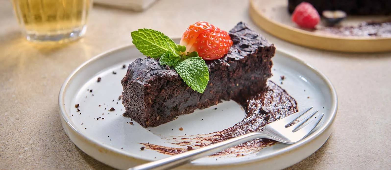 Brownie aux haricots noirs sans gluten