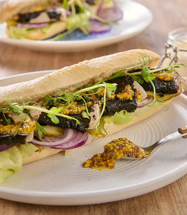 Sandwich suèdois au tofu façon hareng