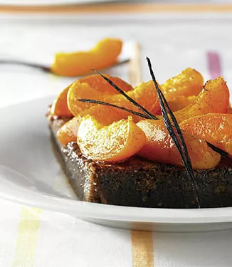 Gâteau à la noix de coco et abricots