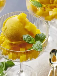 Le sorbet à la mangue le plus facile à faire avec 2 ingrédients