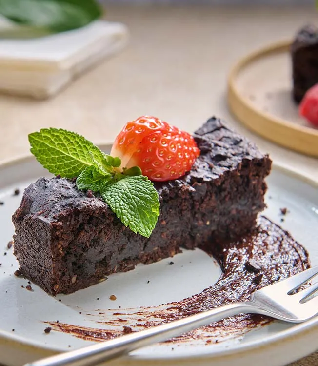 Brownie aux haricots noirs sans gluten