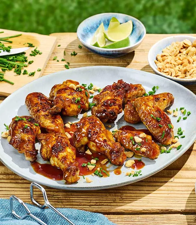Ailes de poulet à la sauce miel-citron vert