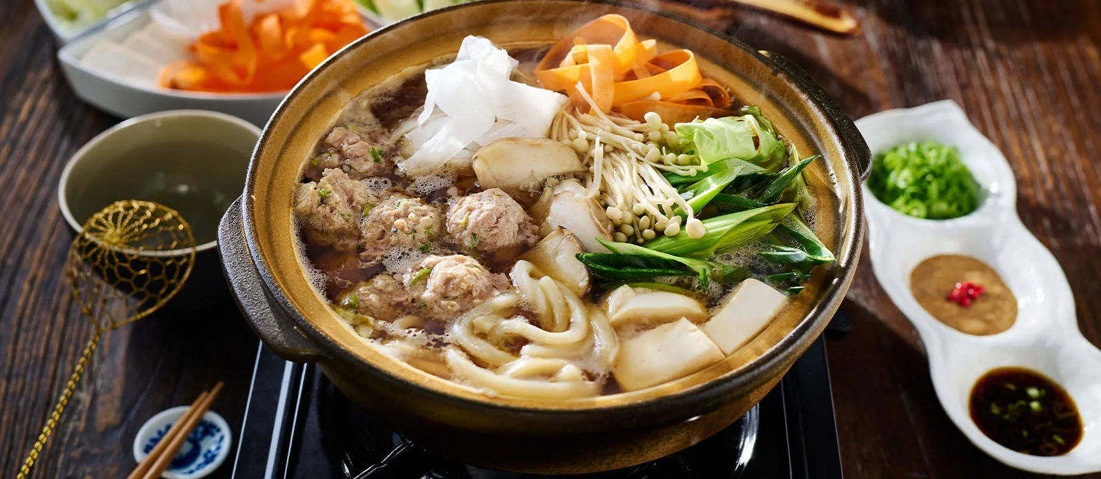 Chanko-nabe — Hot pot japonais servi aux sumos