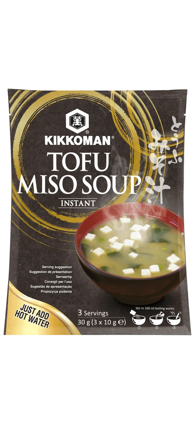 Soupe instantanée au Miso et au tofu Kikkoman 10 g x 3