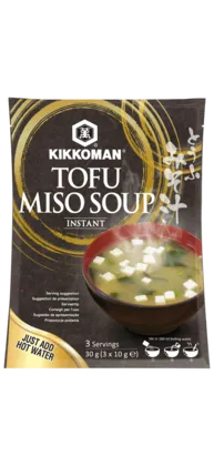 Soupe instantanée au Miso et au tofu Kikkoman