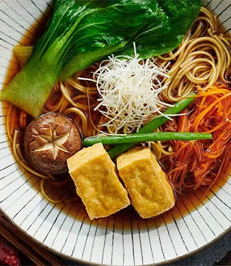 Ramen japonais végétarien
