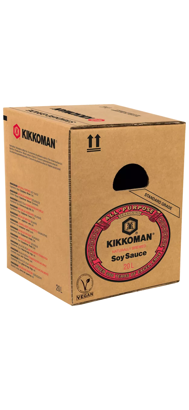 Sauce soja fermentation naturelle Kikkoman Carton de 20 L