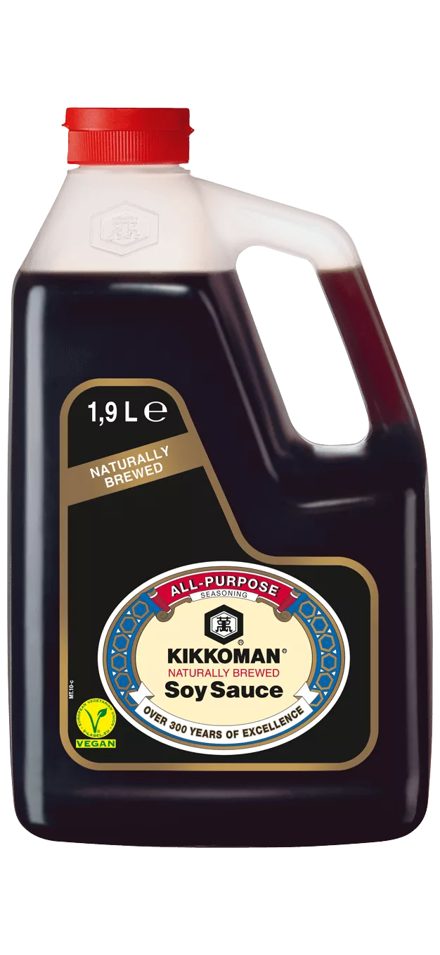 Sauce soja fermentation naturelle Kikkoman Conteneur de 1,9 L