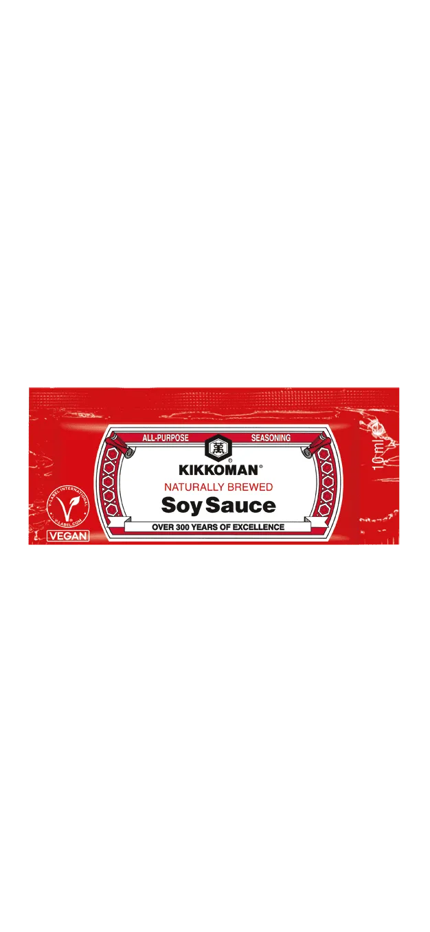 Sauce soja fermentation naturelle Kikkoman Sachet de 10 ml