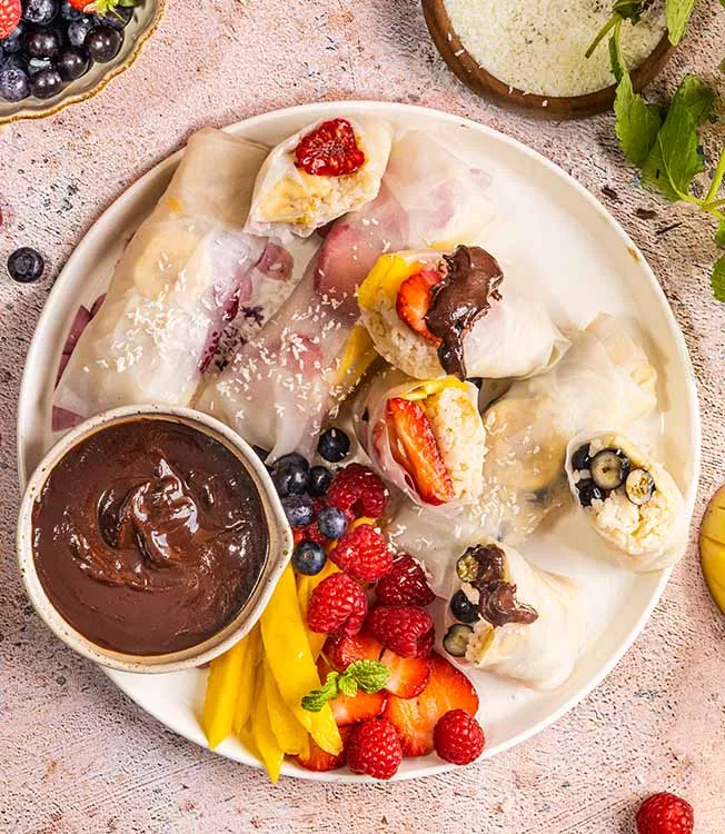 Rouleaux d’été aux fruits