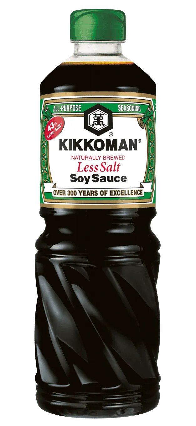 Fermentation naturelle sauce soja à teneur en sel réduite Kikkoman 975 ml en PET