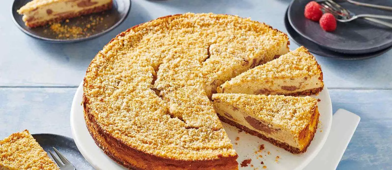 Cheesecake croustillant au chocolat
