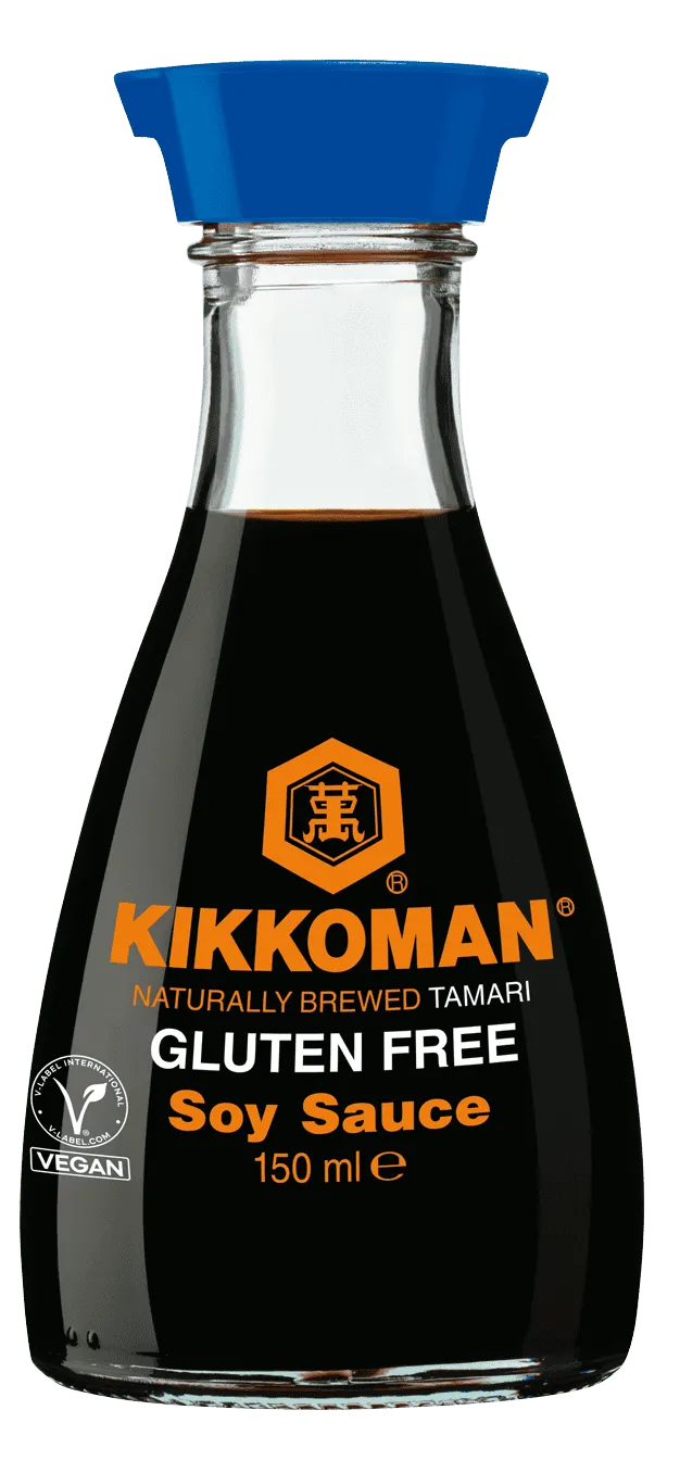 Tamari sauce soja sans gluten fermentation naturelle Kikkoman Carafe de 150 ml