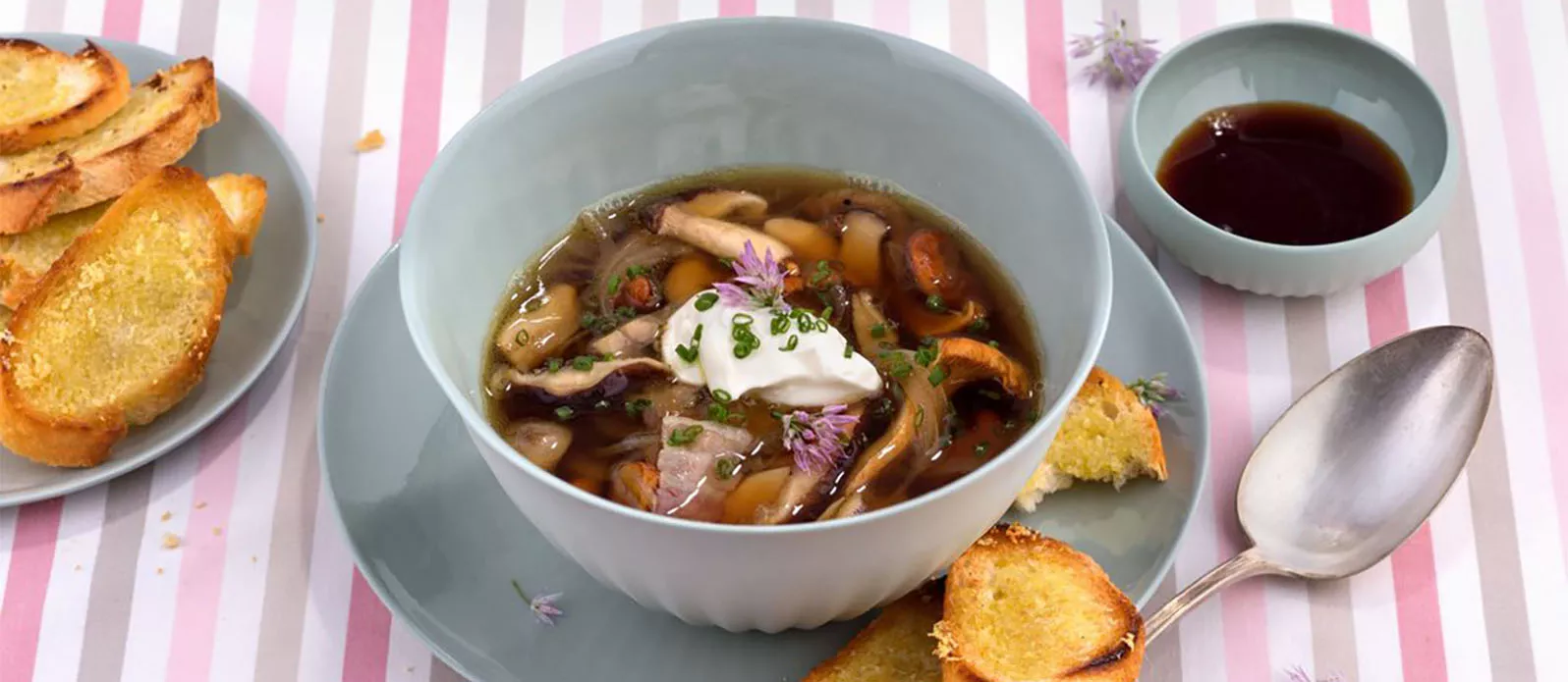 Soupe aux champignons