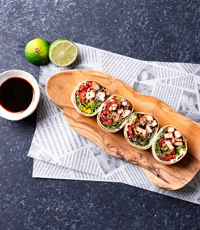 Wrap de poulet façon Teriyaki