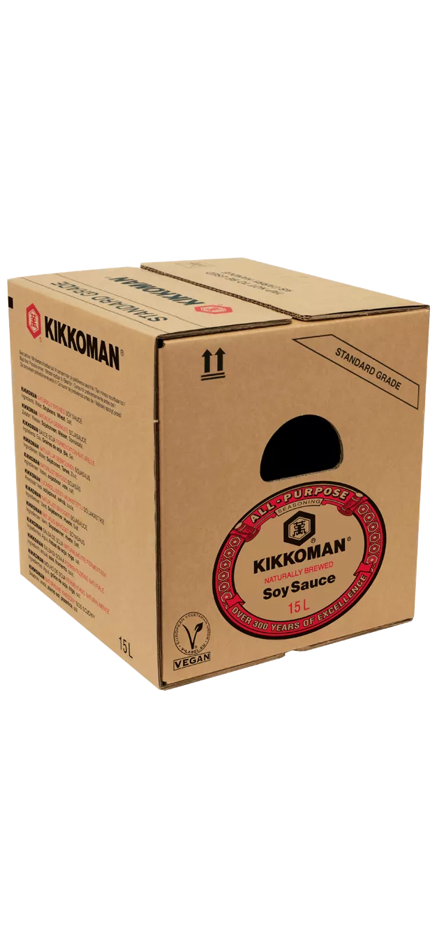 Sauce soja fermentation naturelle Kikkoman Carton de 15 L