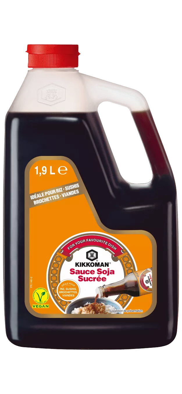 Sauce soja sucrée Kikkoman Conteneur de 1,9 L